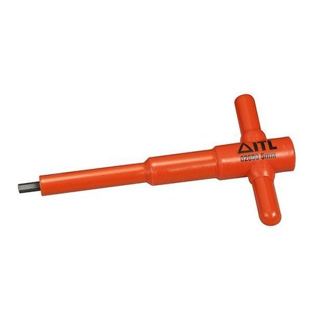 ITL 1000v Insulated 1/4 T Handle Hex Driver 02740